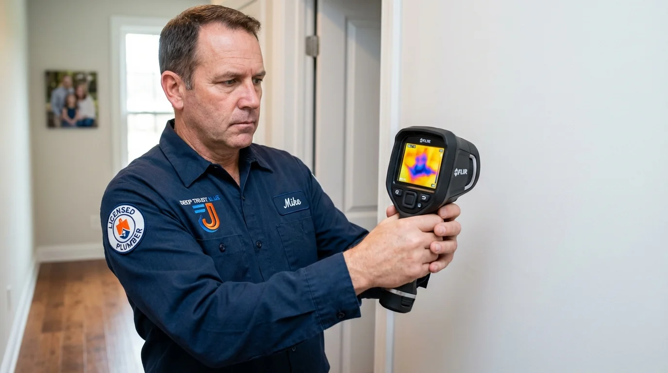Thermal imaging leak detection by Johns Plumbing LLC in Drumright